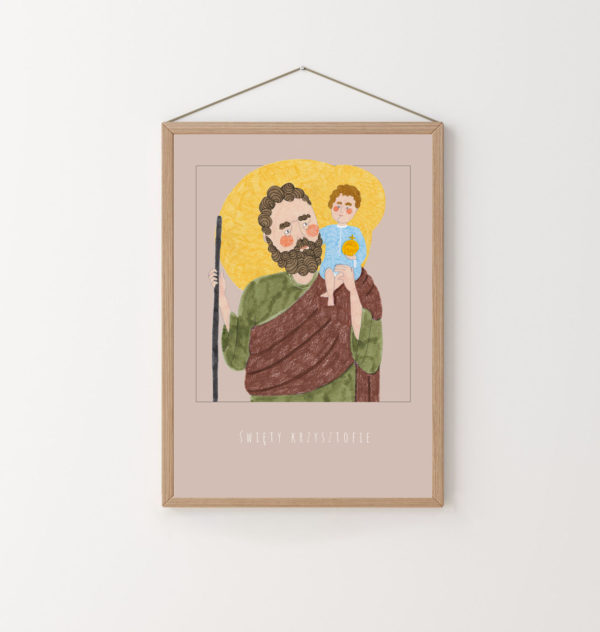 Święty Krzysztof - plakat