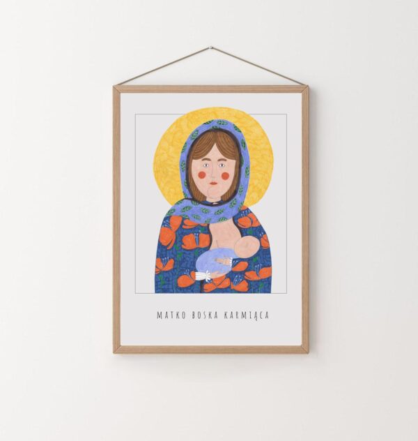 Matka Boska Karmiąca - plakat